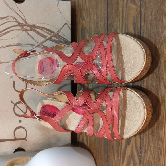 b.o.c Born concept Nilsa Platform Wedge Red pepper - Picture 2 of 3